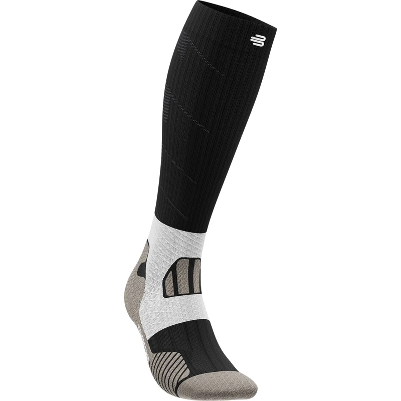 Trail Run Compression Kompressions-Socken Herren-Schwarz