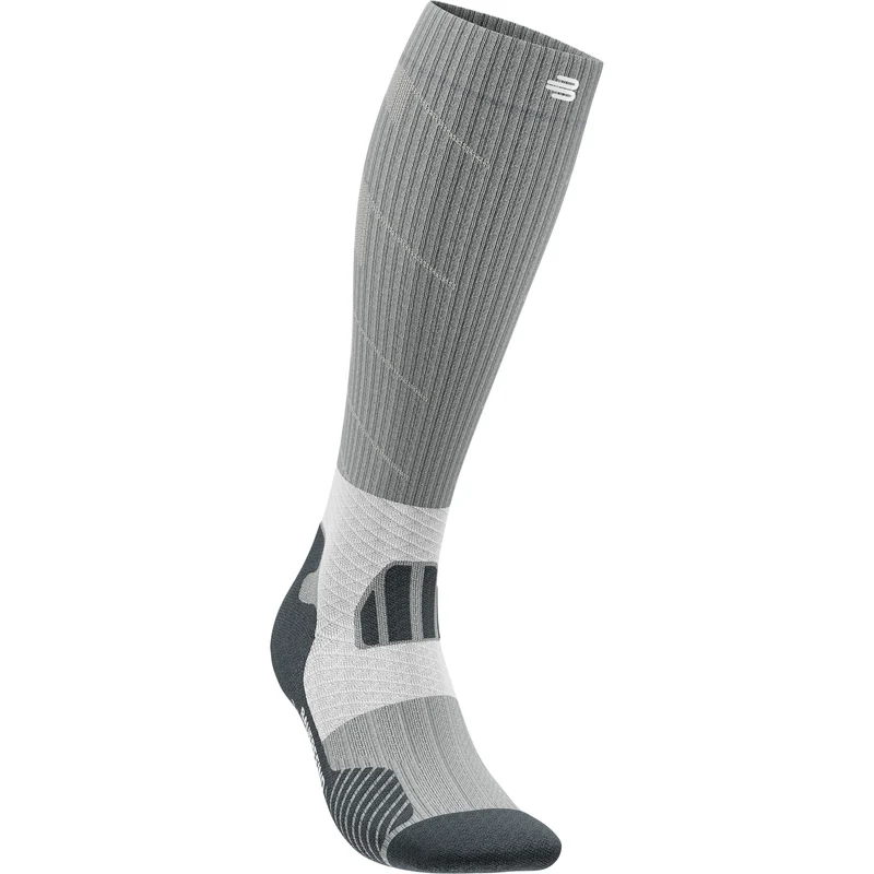 Trail Run Compression Kompressions-Socken Damen-Grau