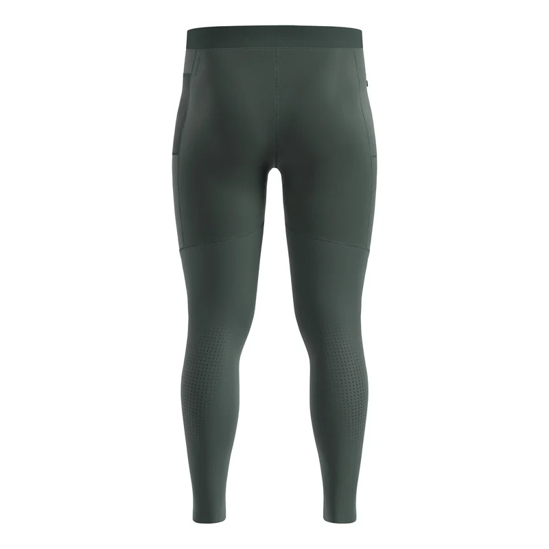 Zeroweight Warm Reflective Lauftight Herren-Oliv