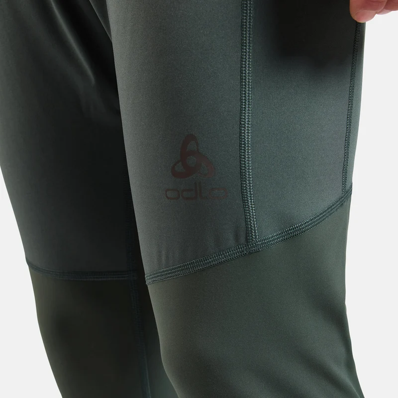 Zeroweight Warm Reflective Lauftight Herren-Oliv