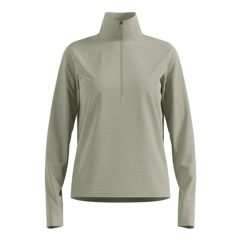 Essential Thermal Midlayer 1/2 Zip Laufshirt Damen - oliv