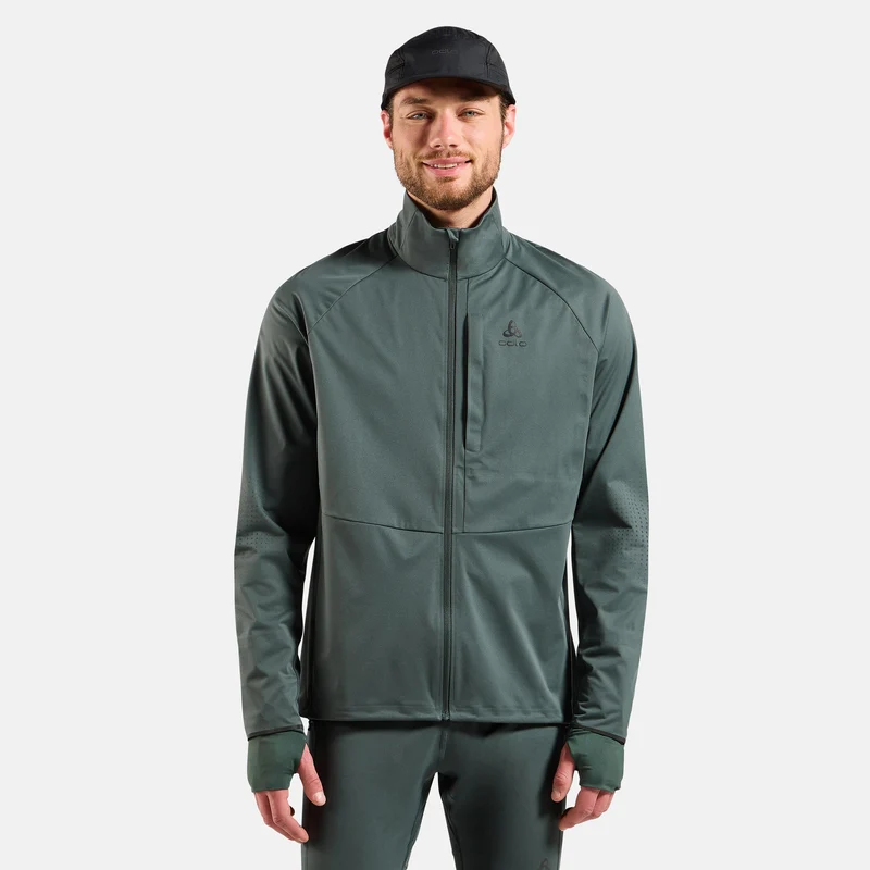 Zeroweight Pro Warm Reflective Laufjacke Herren-Oliv