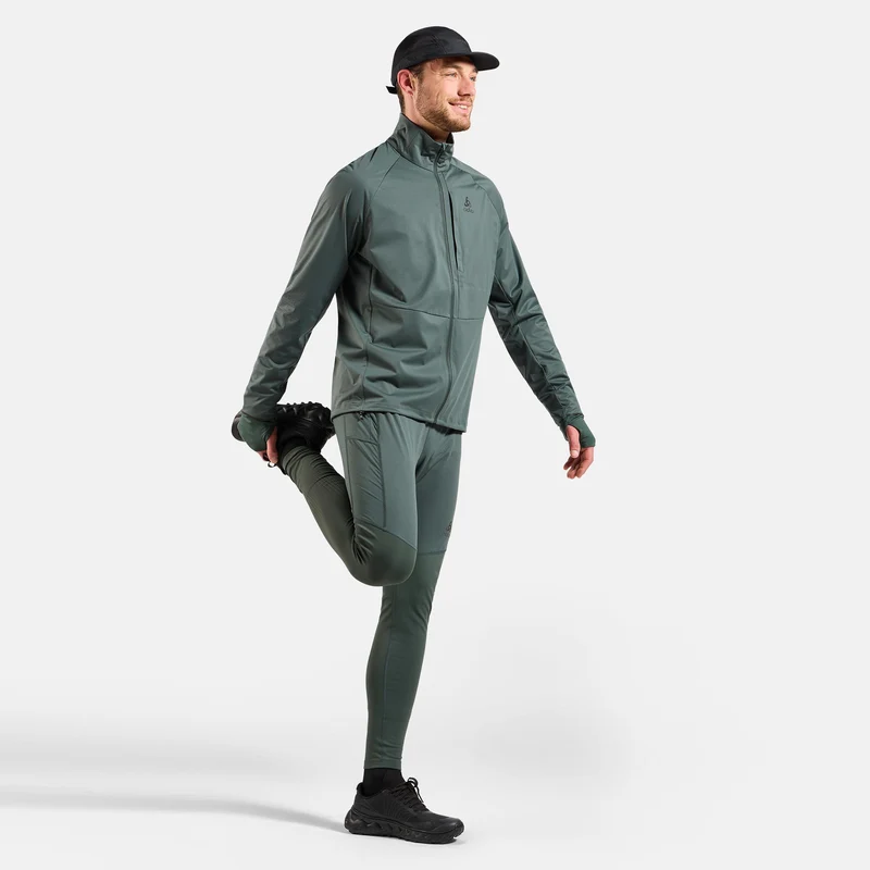 Zeroweight Pro Warm Reflective Laufjacke Herren-Oliv