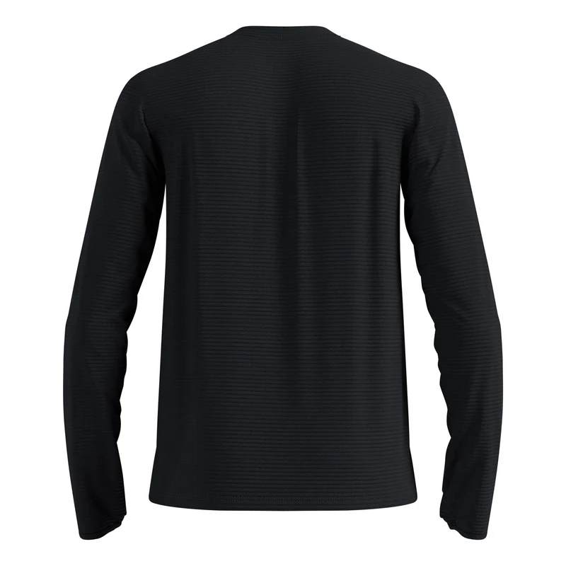 Essential Thermal Midlayer Laufshirt Herren - schwarz
