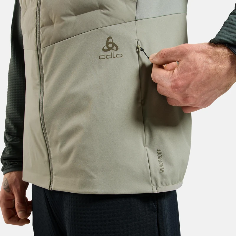 Zeroweight Insulator Laufweste Herren - oliv
