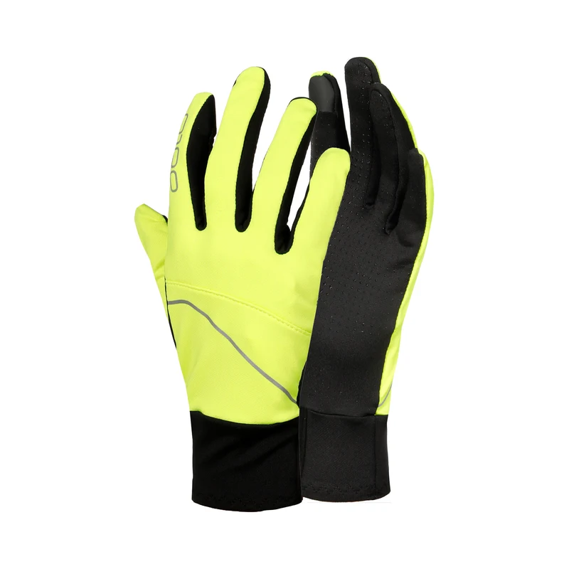 Intensity Safety Light Handschuhe-Schwarz,Gelb