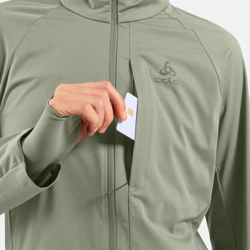 Zeroweight Pro Warm Laufjacke Damen-Oliv