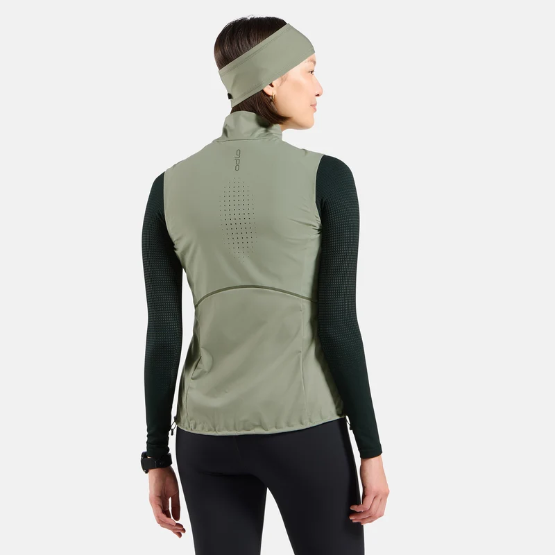 Zeroweight Warm Laufweste Damen - oliv