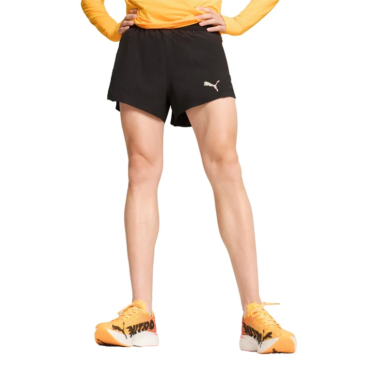 Ultraweave Velocity 3in Split Laufshorts Herren-Schwarz