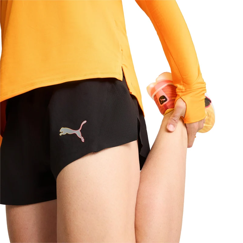 Ultraweave Velocity 3in Split Laufshorts Herren-Schwarz
