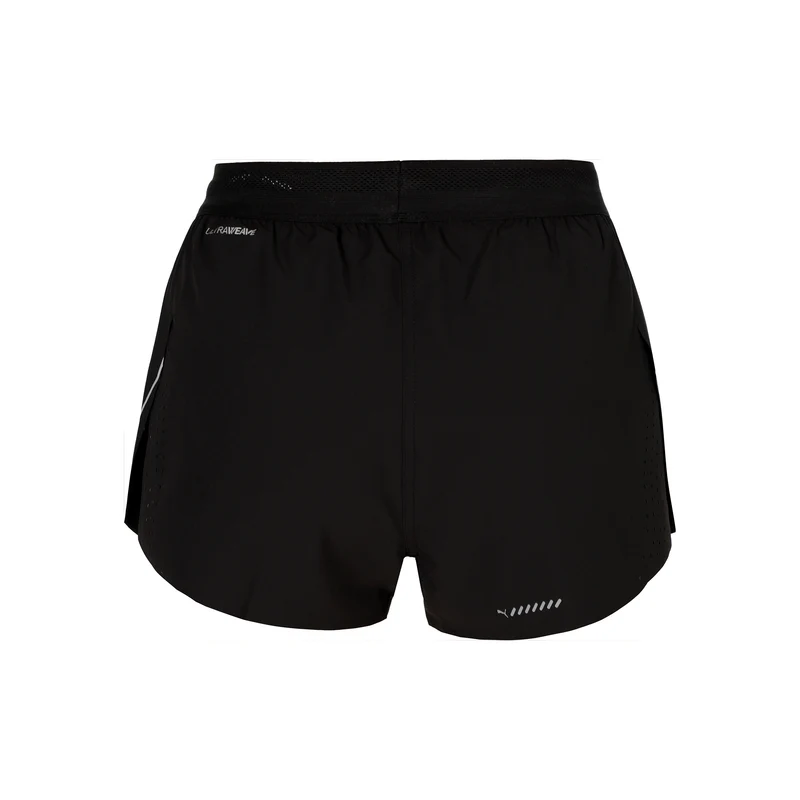 Raceday Ultraweave 3in Split Laufshorts Damen-Schwarz