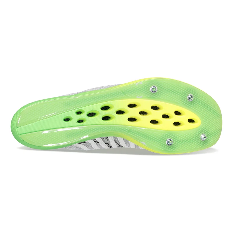 Terminal VT Spikeschuh Damen-Weiß,Neongrün