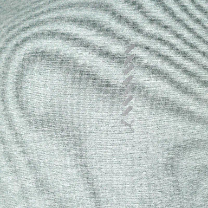 Velocity Cloudspun 1/4 Zip Laufshirt Herren - grün