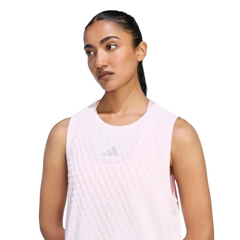 3D Pro Tank-Top Damen - pastellrosa, silber