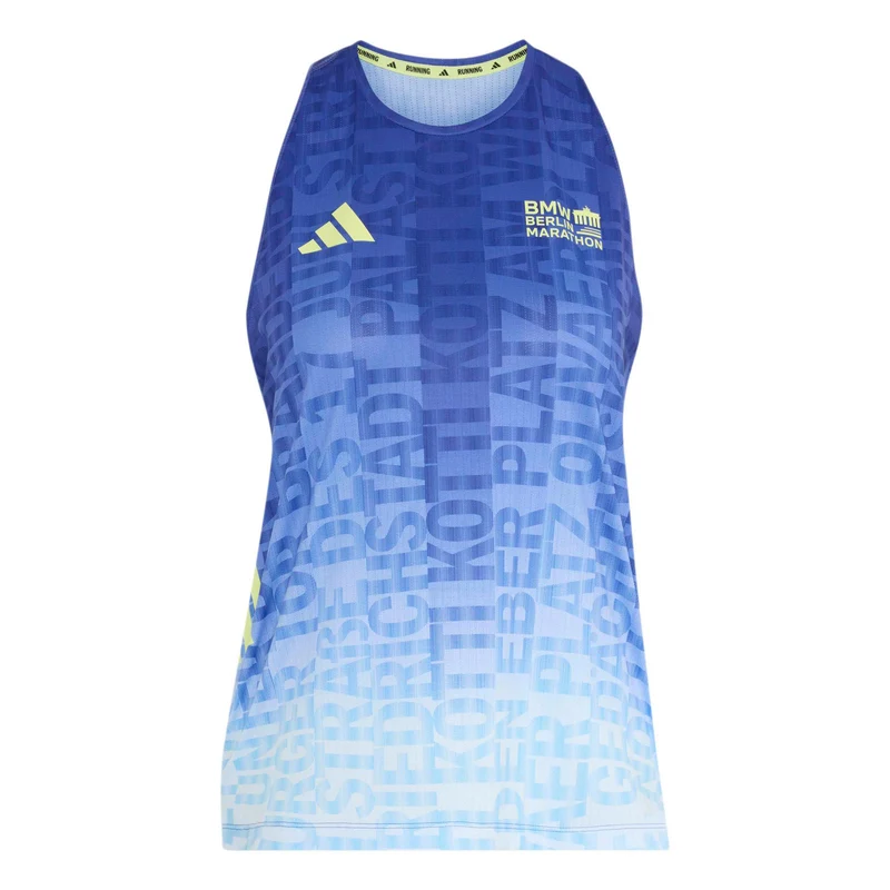 BMW Berlin Laufshirt Damen - blau, gelb