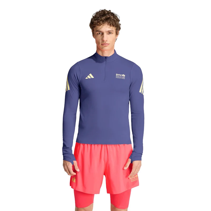 BMW Berlin Laufshirt Herren - blau, gelb