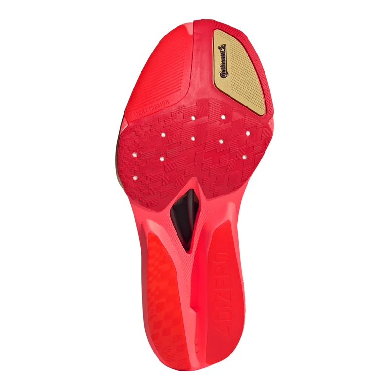 adizero Prime X3 Strung Wettkampfschuh Unisex - rot, schwarz