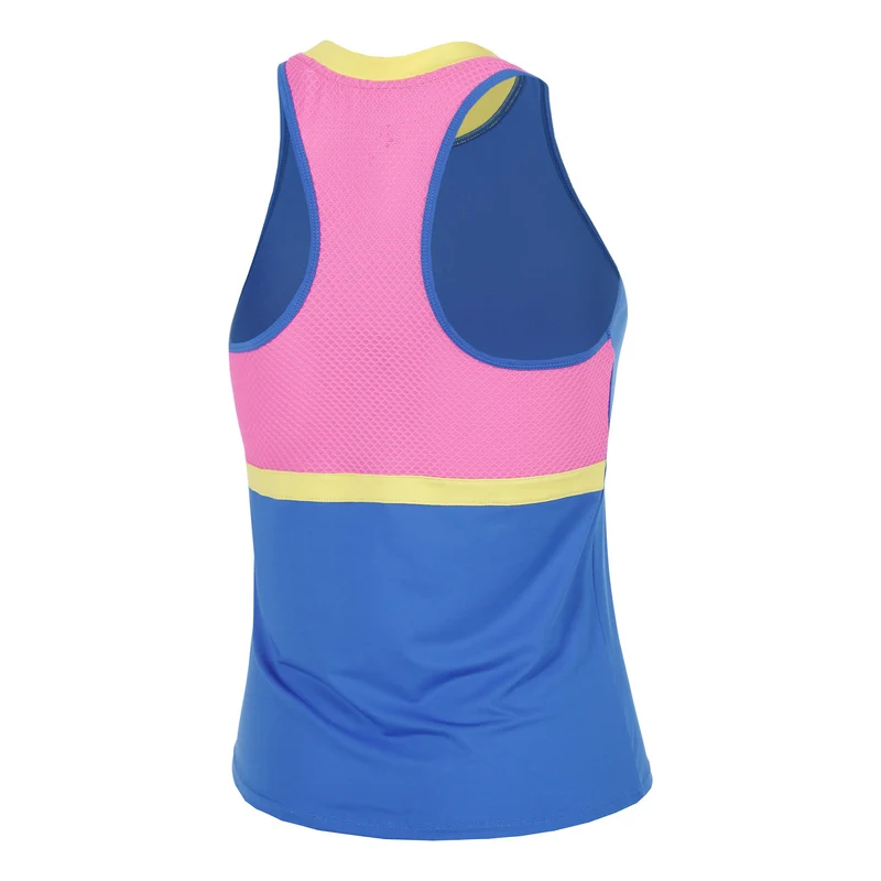 Racerback 2.0 Tank-Top Damen-blau, weiß