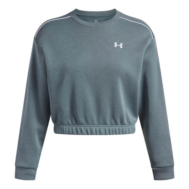 Rival Fleece Piped Crew Sweatshirt Damen-blaugrau