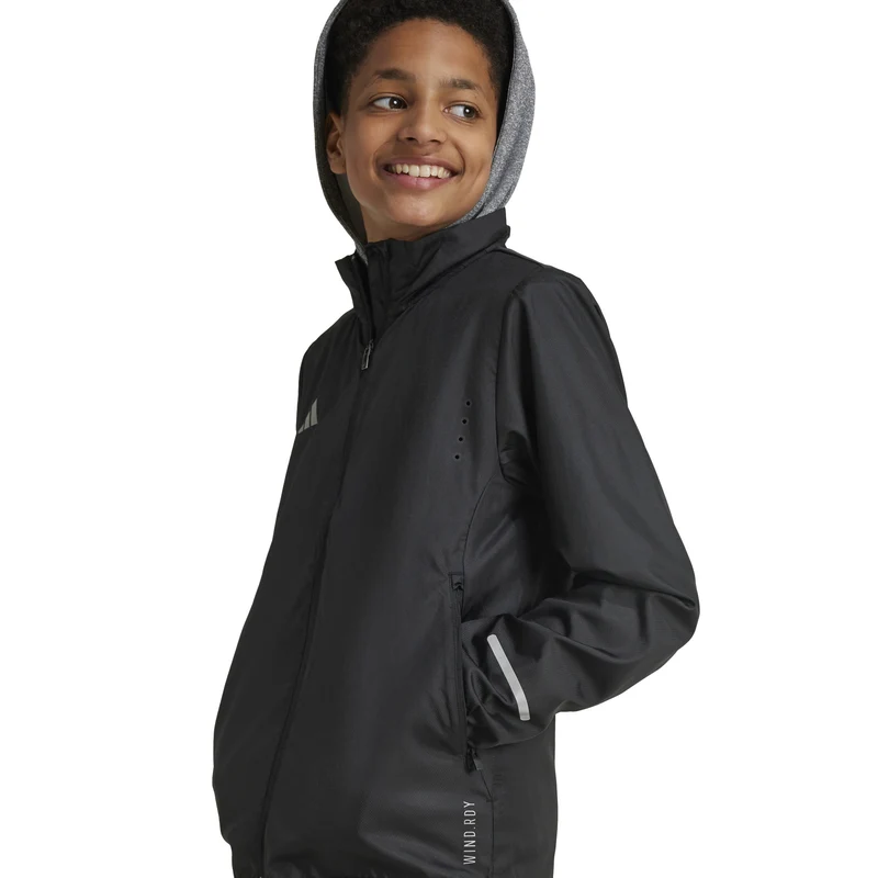 Teamwear WindReady Laufjacke Kinder-Schwarz