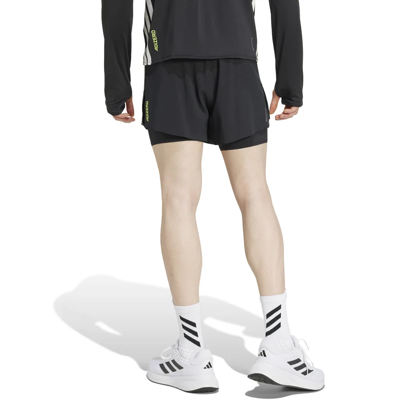 Adizero 2in1 Laufshorts Herren-Schwarz,Weiß