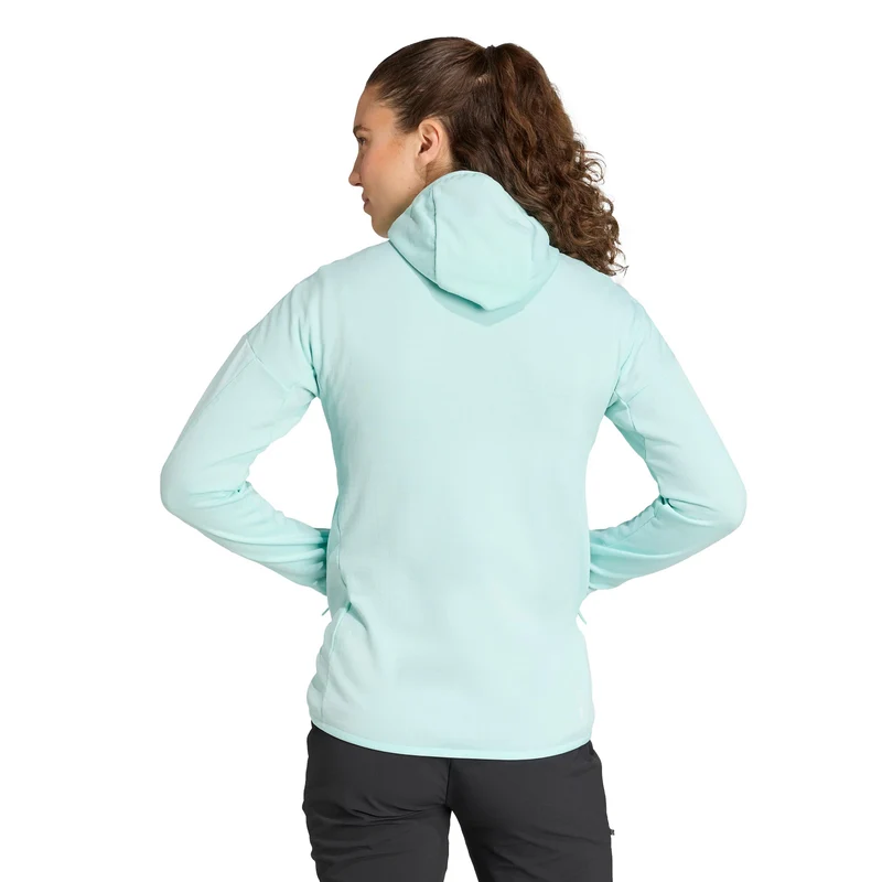 Terrex TRK ClimaWarm Fleece Laufjacke Damen-Türkis