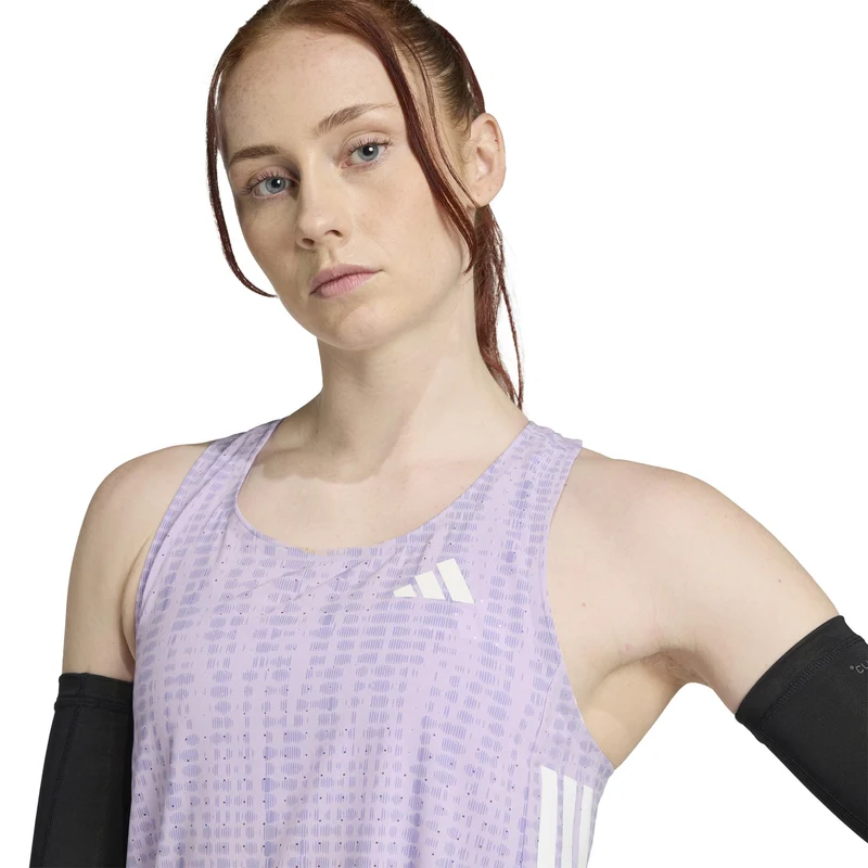 Adizero Singlet Laufshirt Damen-Flieder,Flieder