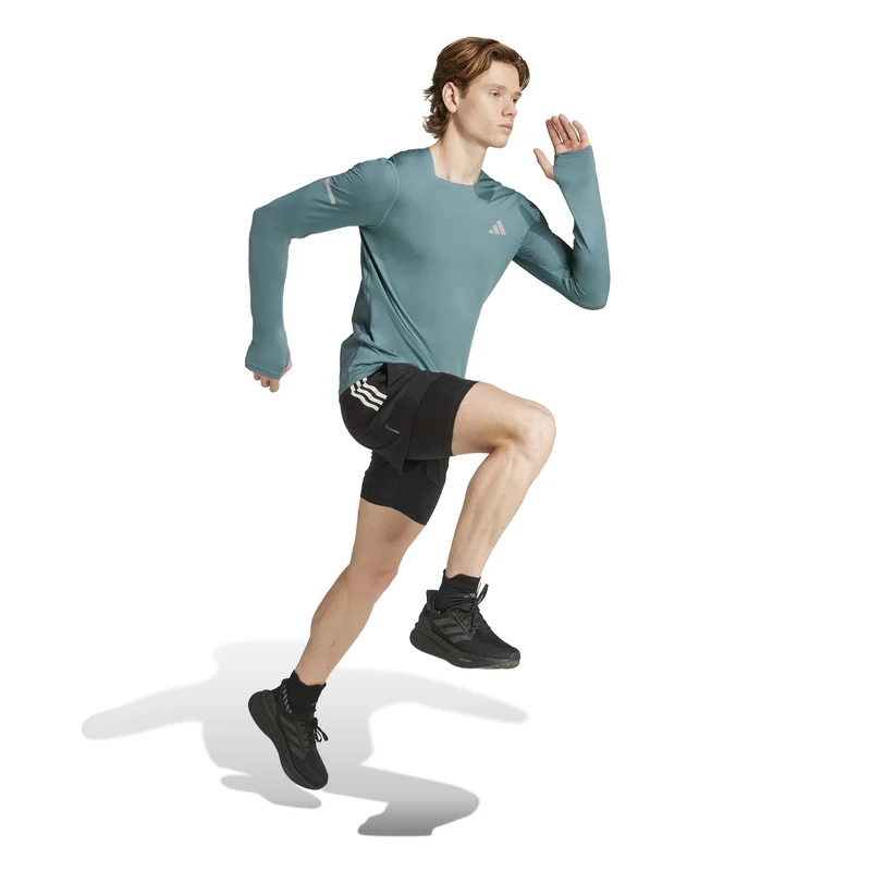 Adi365 Climacool Laufshirt Herren-Dunkelgrün