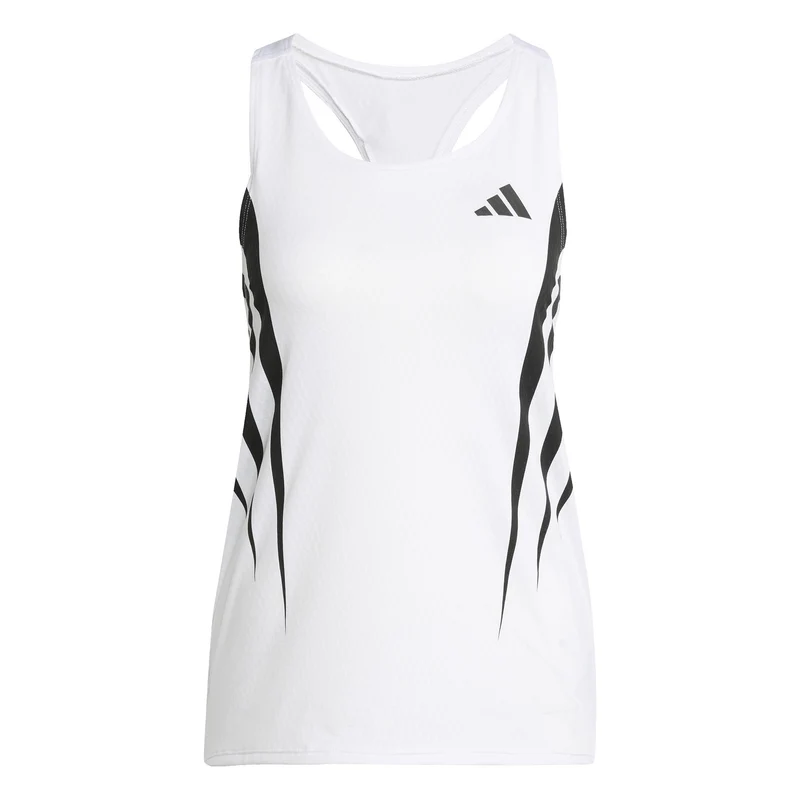 Adizero Archive Singlet Laufshirt Damen-Weiß