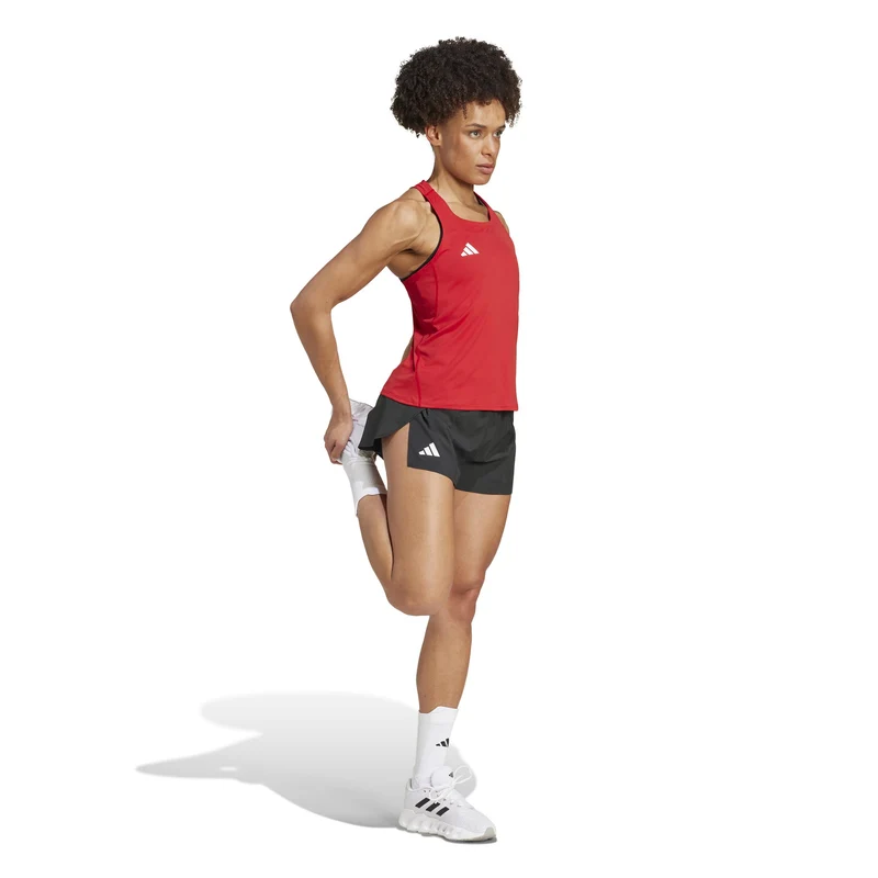 Adizero Essentials Split Laufshorts Damen-Schwarz