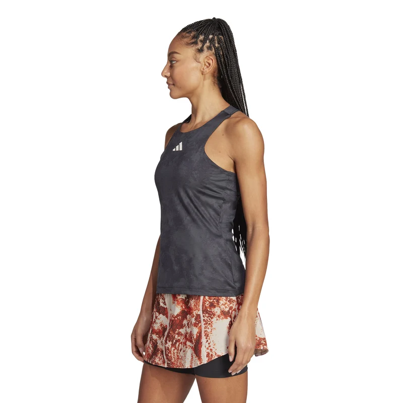 Paris Y- Tank-Top Damen-Dunkelgrau