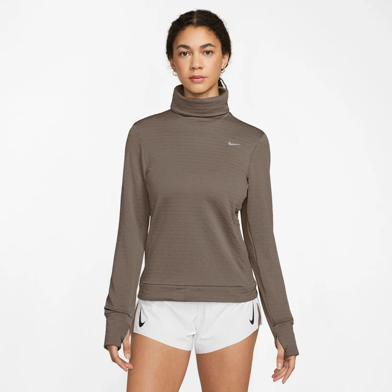 Swift Therma-Fit Laufshirt Damen-Braun