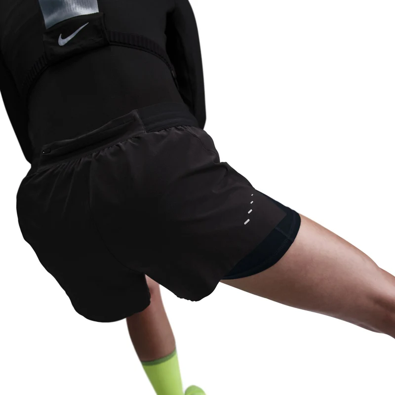 Swift 2in1 Laufshorts Damen - schwarz