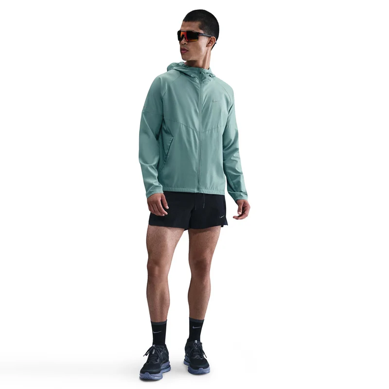 Miler Laufjacke Herren - türkis, silber