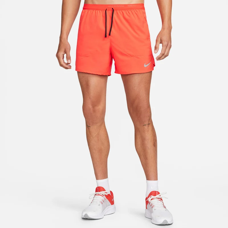 Stride 5in Laufshorts Herren-Rot,Schwarz