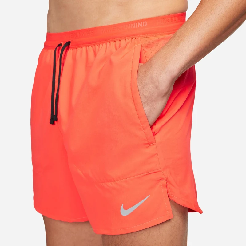 Stride 5in Laufshorts Herren-Rot,Schwarz