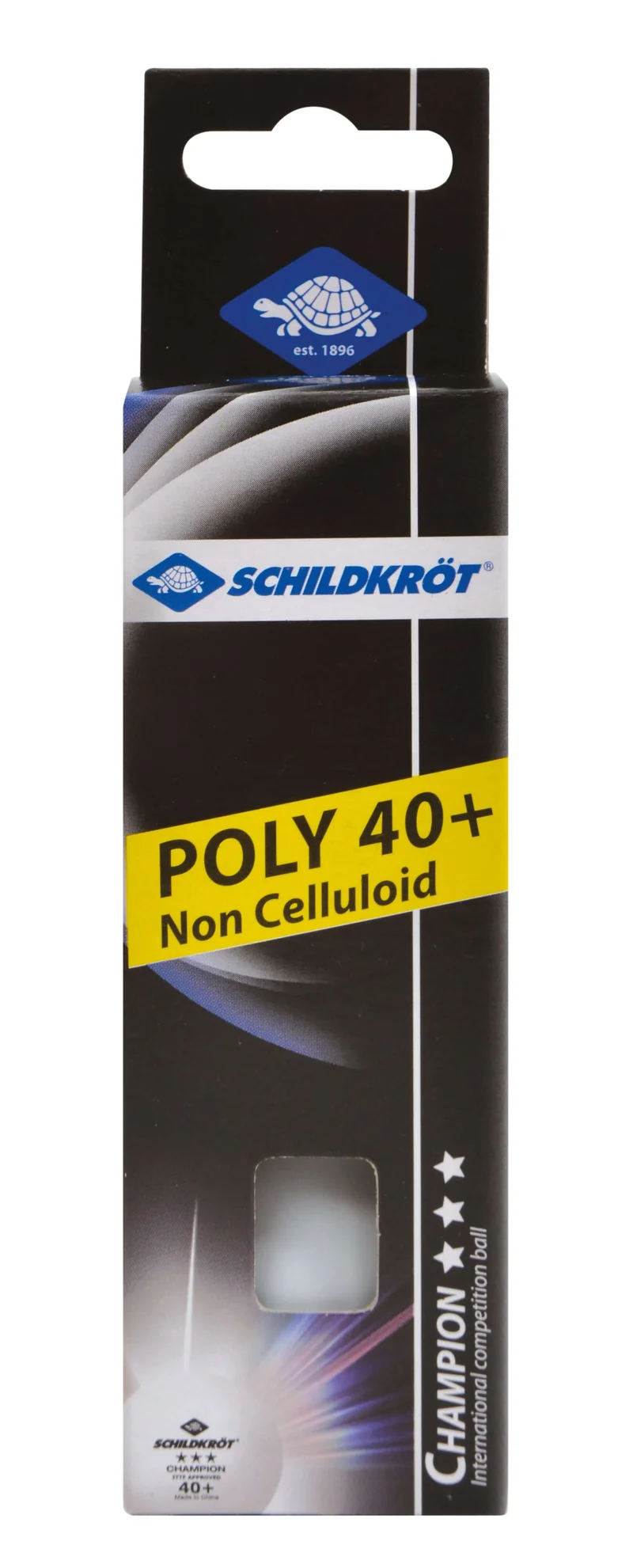 SCHILDKRÖT TT-Ball 3-Star Champion ITTF Poly40