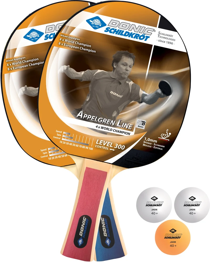 DONIC Tischtennis-Set Level 300 Freizeit Komplettset