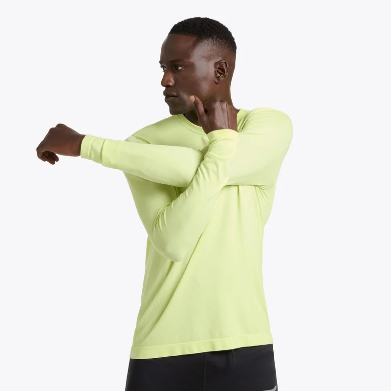 Stratouno Longsleeve Herren - limette