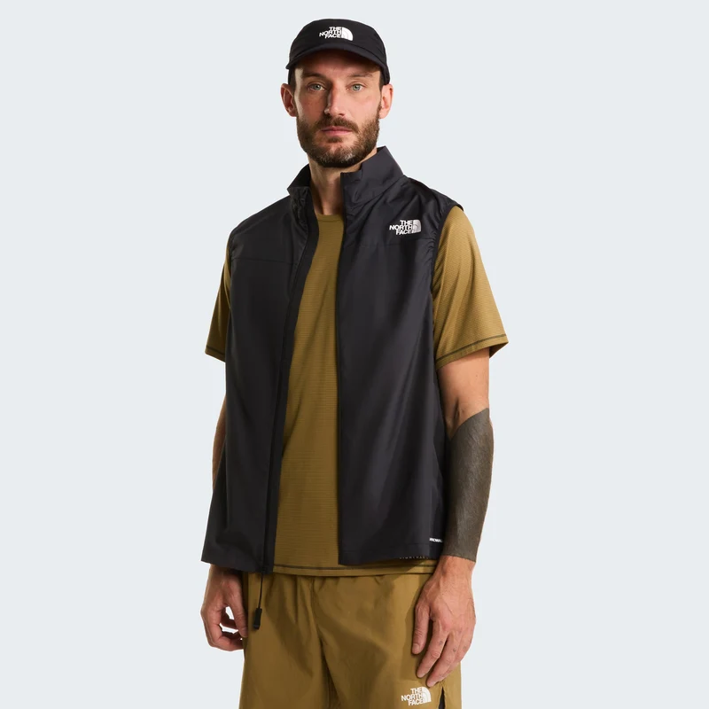 Fontanales Wind Laufweste Herren - schwarz