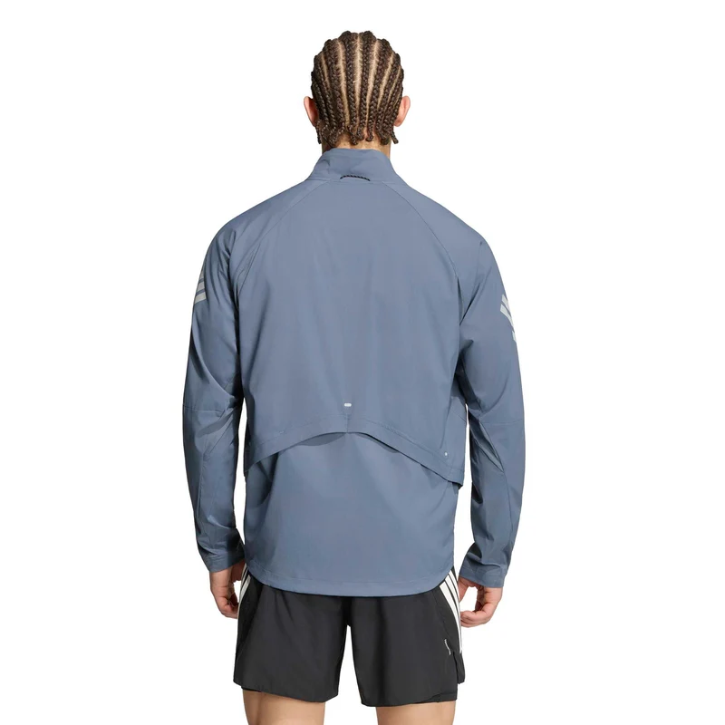 adi365 Laufjacke Herren - blaugrau