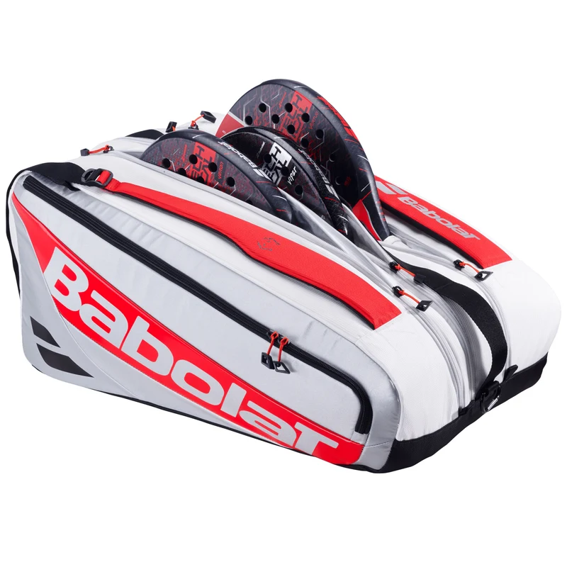 Pro Juan Lebron 2025 Padelschlägertasche-Weiß,Silber
