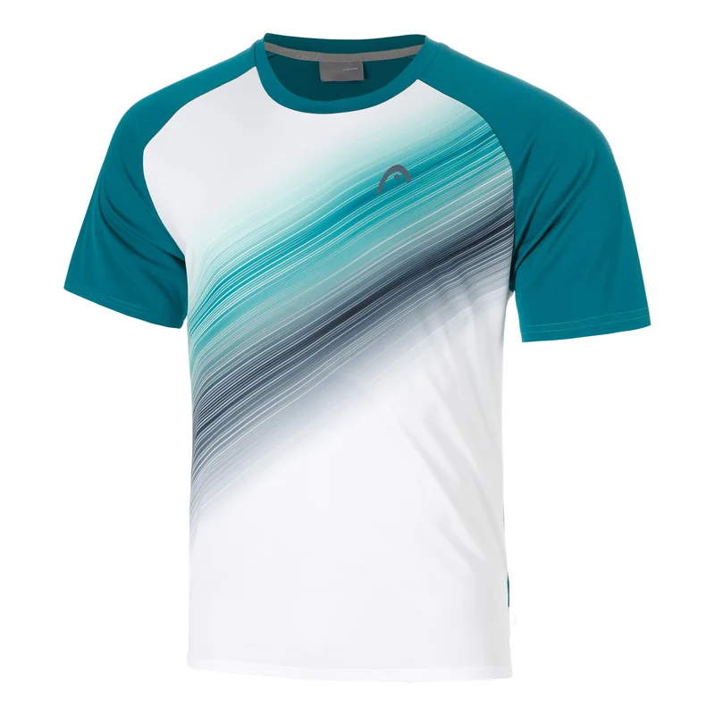 Topspin T-Shirt Herren-dunkelgrün, weiß