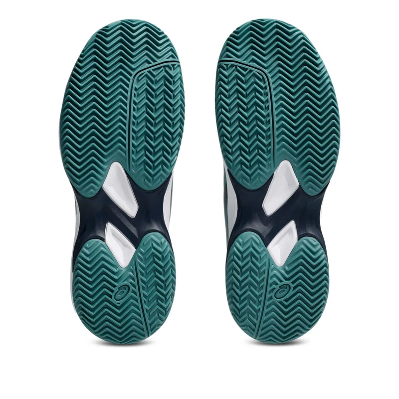 Gel-Game Gs/OC Sandplatzschuh Kinder - petrol, weiß