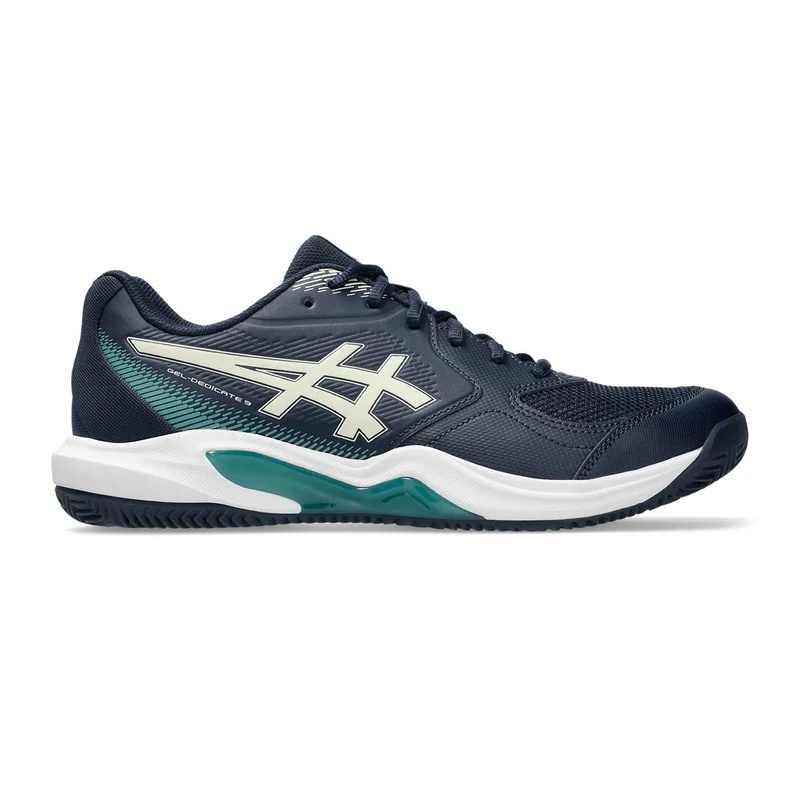 Gel-Dedicate 9 Sandplatzschuh Herren - dunkelblau, weiß