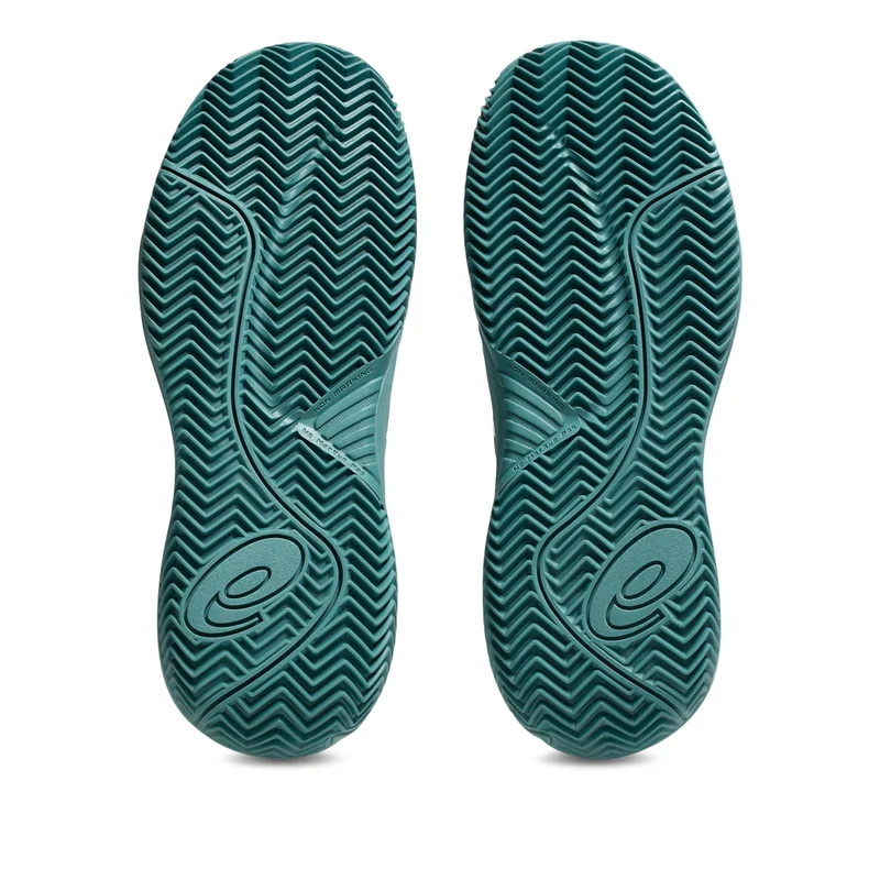 Gel-Resolution X GS Sandplatzschuh Kinder - weiß, petrol