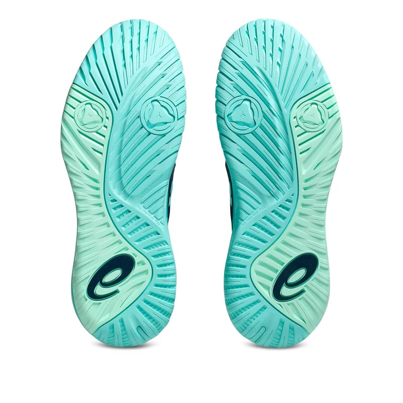 Gel-Resolution X Allcourtschuh Herren - dunkelblau, mint
