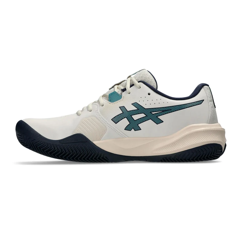 Gel-Challenger 15 Sandplatzschuh Herren - beige, dunkelblau