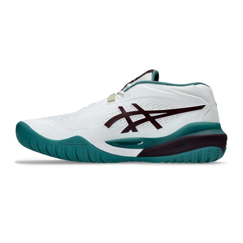 Gel-Resolution X Allcourtschuh Herren - weiß, petrol