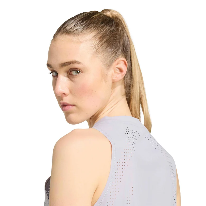 adi365 Aspyre Laufshirt Damen - hellgrau